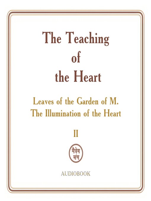 Title details for The Teaching of the Heart, Volume II by Zinovya Dushkova - Wait list